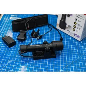 LEDLENSER LANTERNA P7R WORK UV BLACK 1200LM/ACUM+USB