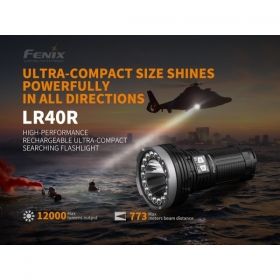 Fenix LR40R, Lanternă Profesională, 12000 Lumeni, 773 Metri